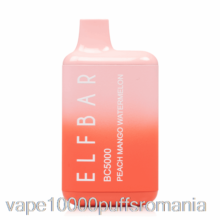 Vape Romania Bc5000 0% Zero Nicotina De Unica Folosinta Piersic Mango Pepene Verde
